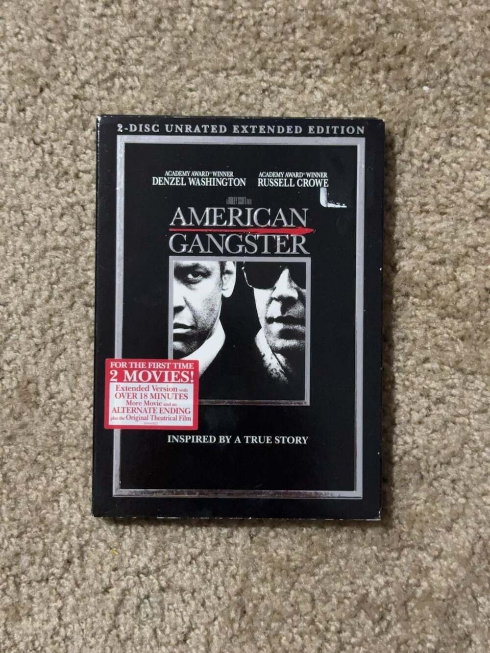 American‎ Gangster Blu-ray, R-rated and Unrated Versions